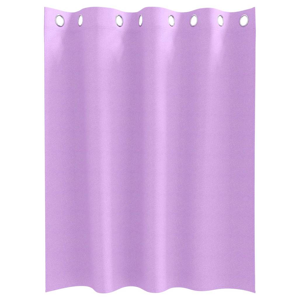 Zwart-out Gordijnen met Ringen 2 pcs Paars 140 x 140 cm is nu te koop bij PeponiXL, paradijselijk wonen!