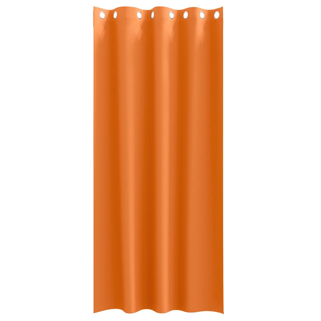 Zwart-out Gordijnen met Ringen 2 pcs Feloranje 245 x 140 cm is nu te koop bij PeponiXL, paradijselijk wonen!