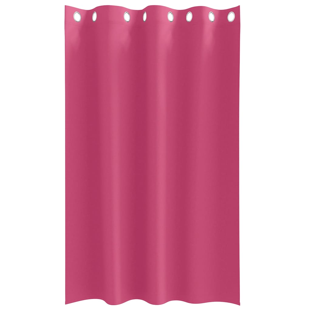 Zwart-out Gordijnen met Ringen 2 pcs Felroze 175 x 140 cm is nu te koop bij PeponiXL, paradijselijk wonen!