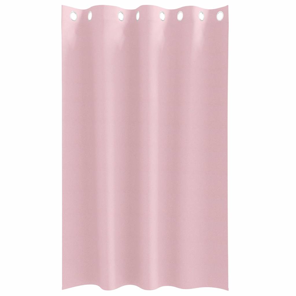 Zwart-out Gordijnen met Ringen 2 pcs Babyroze 175 x 140 cm is nu te koop bij PeponiXL, paradijselijk wonen!