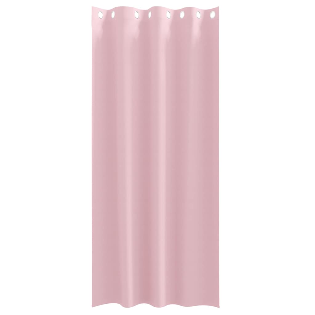 Zwart-out Gordijnen met Ringen 2 pcs Babyroze 260 x 140 cm is nu te koop bij PeponiXL, paradijselijk wonen!