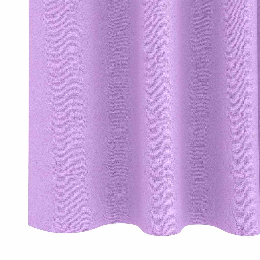 Zwart-out Gordijnen met Ringen 2 pcs Paars 175 x 140 cm is nu te koop bij PeponiXL, paradijselijk wonen!