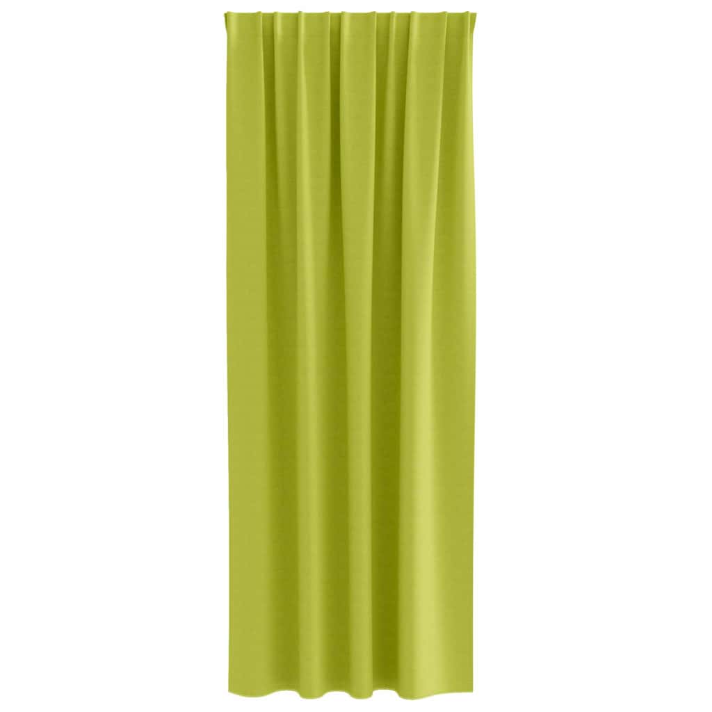 Zwart-out Gordijnen met Ringen 2 pcs Groen 225 x 140 cm is nu te koop bij PeponiXL, paradijselijk wonen!