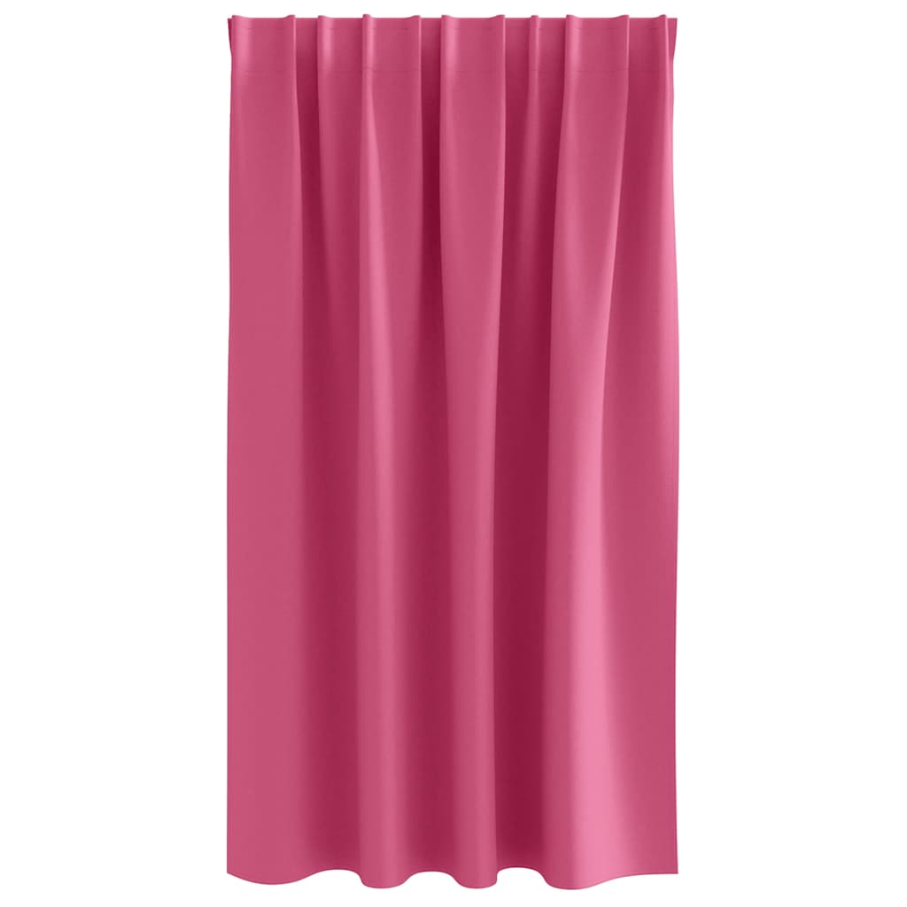 Zwart-out Gordijnen met Ringen 2 pcs Felroze 140 x 140 cm is nu te koop bij PeponiXL, paradijselijk wonen!
