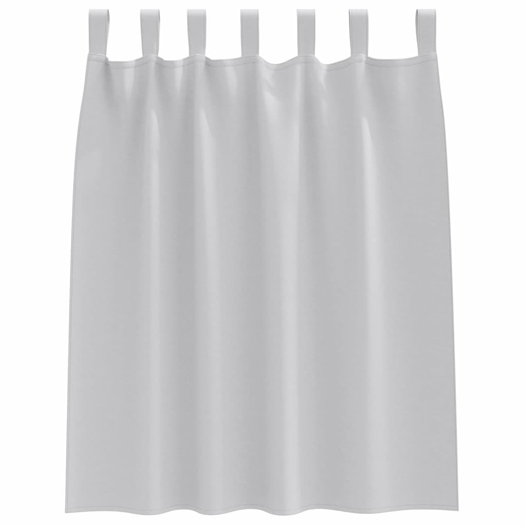 Zwart-out Gordijnen met Ringen 2 pcs Lichtgrijs 140 x 140 cm is nu te koop bij PeponiXL, paradijselijk wonen!