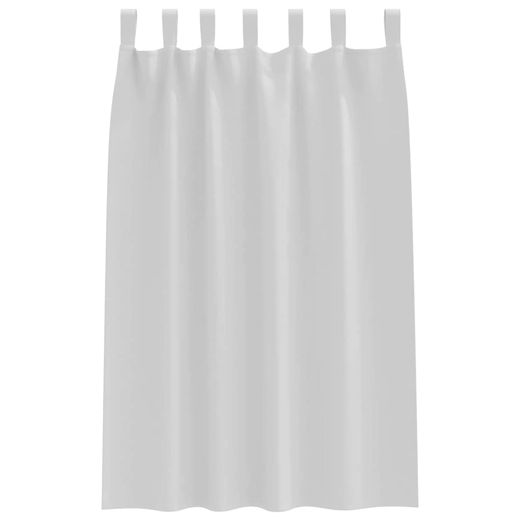 Zwart-out Gordijnen met Ringen 2 pcs Bleekgrijs 175 x 140 cm is nu te koop bij PeponiXL, paradijselijk wonen!