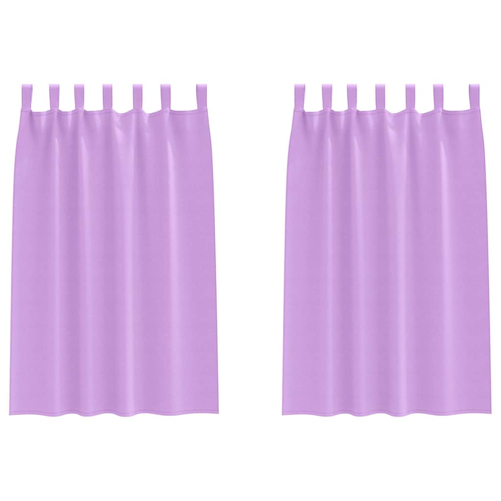 Zwart-out Gordijnen met Ringen 2 pcs Paars 175 x 140 cm is nu te koop bij PeponiXL, paradijselijk wonen!