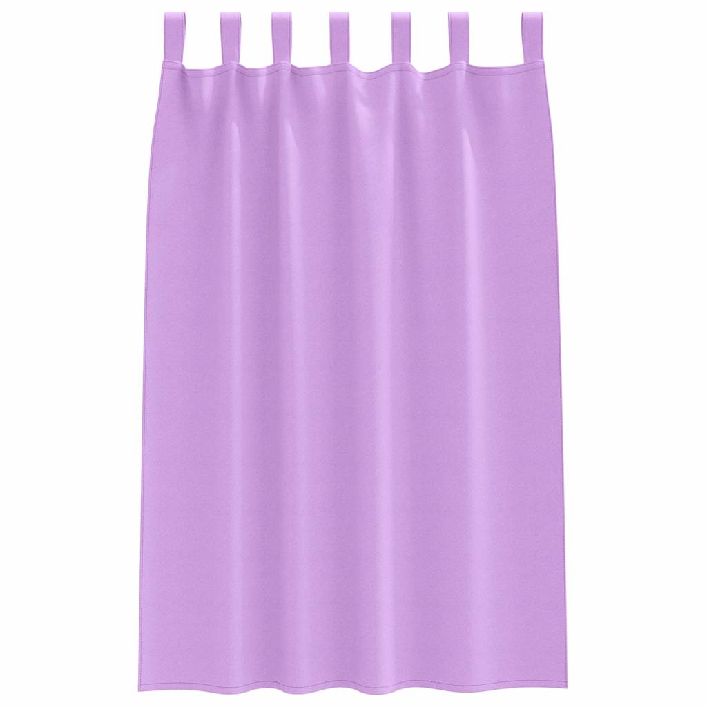Zwart-out Gordijnen met Ringen 2 pcs Paars 175 x 140 cm is nu te koop bij PeponiXL, paradijselijk wonen!