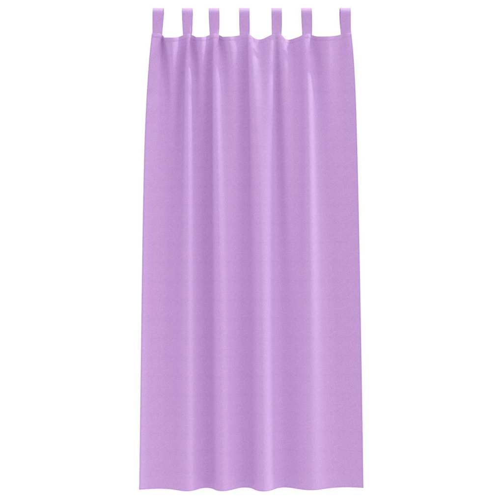 Zwart-out Gordijnen met Ringen 2 pcs Paars 245 x 140 cm is nu te koop bij PeponiXL, paradijselijk wonen!