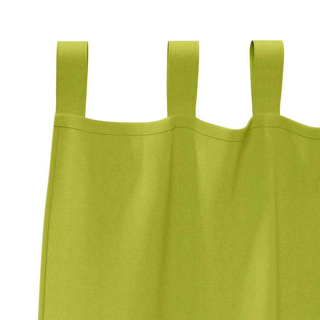 Zwart-out Gordijnen met Ringen 2 pcs Groen 260 x 140 cm is nu te koop bij PeponiXL, paradijselijk wonen!