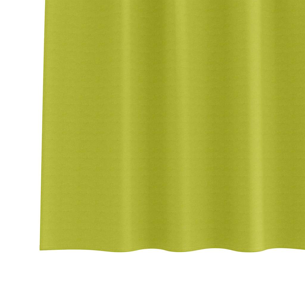 Zwart-out Gordijnen met Ringen 2 pcs Groen 260 x 140 cm is nu te koop bij PeponiXL, paradijselijk wonen!