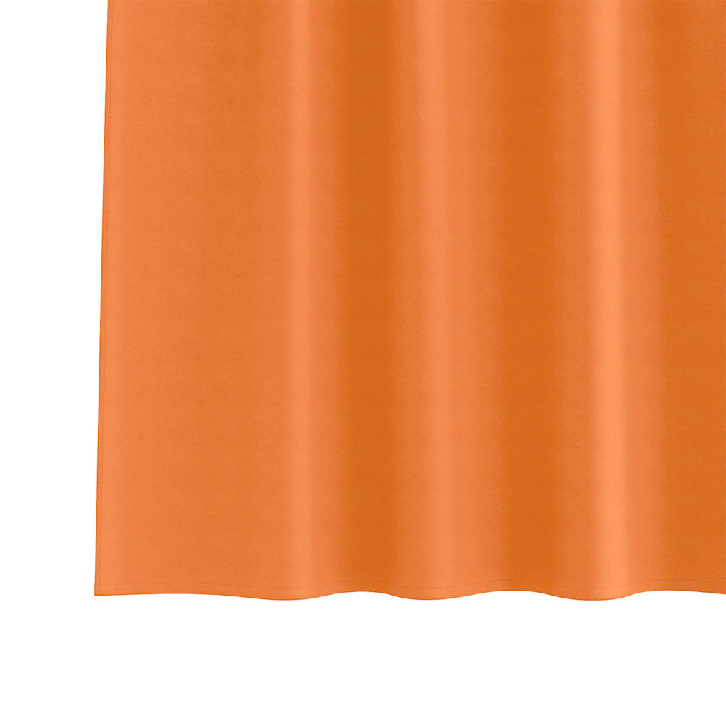 Zwart-out Gordijnen met Ringen 2 pcs Feloranje 175 x 140 cm is nu te koop bij PeponiXL, paradijselijk wonen!