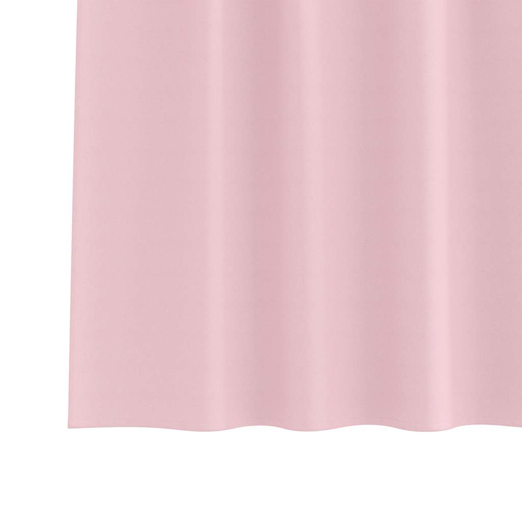 Zwart-out Gordijnen met Ringen 2 pcs Babyroze 245 x 140 cm is nu te koop bij PeponiXL, paradijselijk wonen!