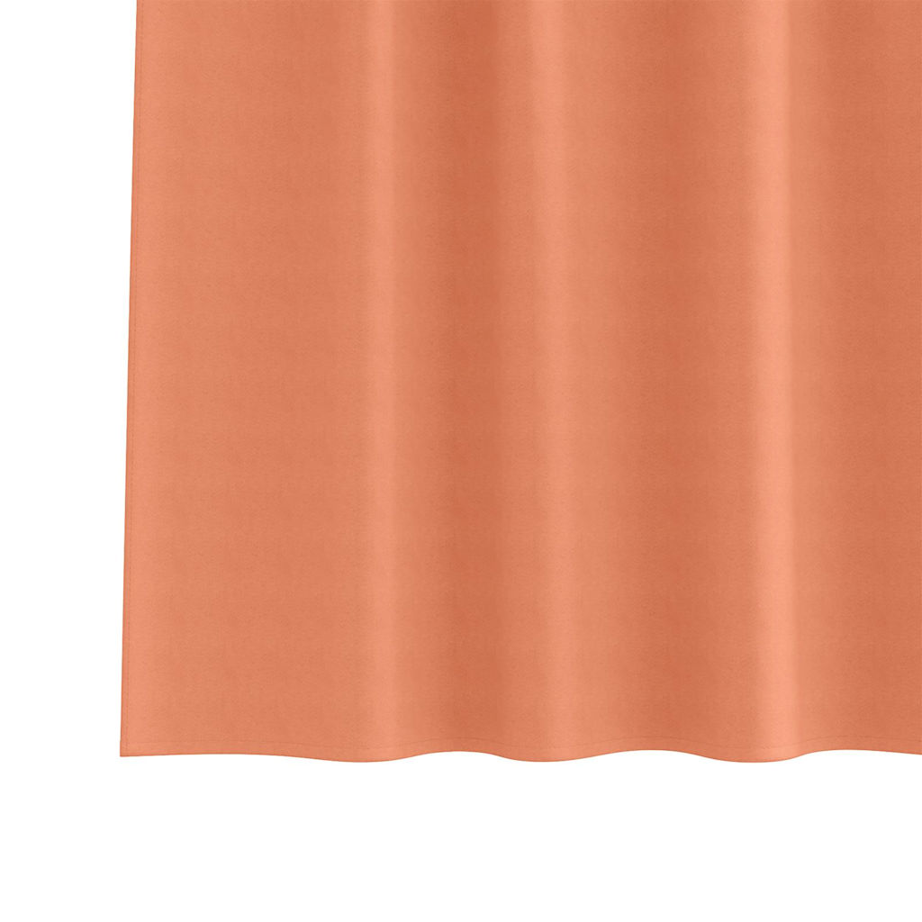 Zwart-out Gordijnen met Ringen 2 pcs Terracotta 175 x 140 cm is nu te koop bij PeponiXL, paradijselijk wonen!