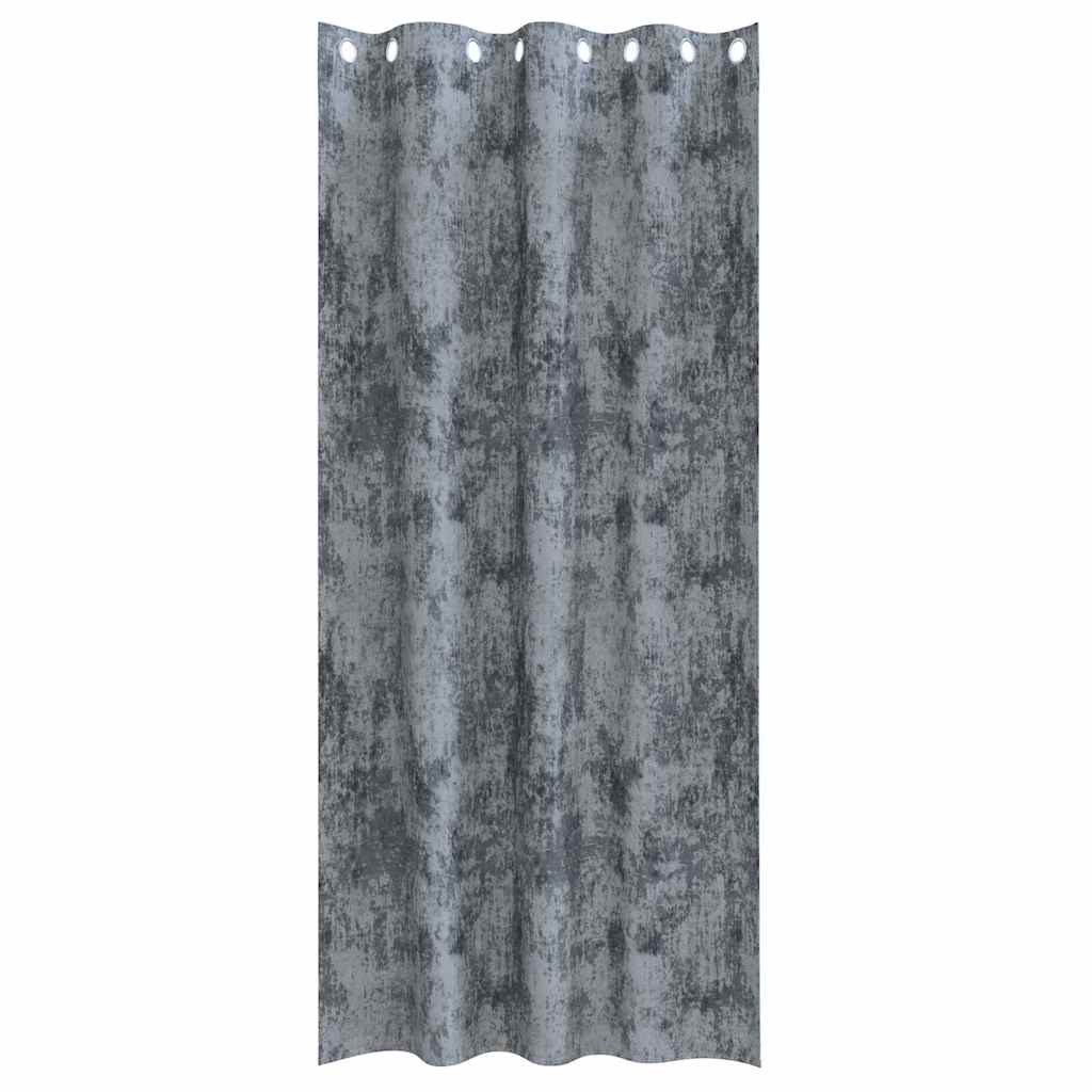 Velvet Gordijnen 2 pcs Zilvergrijs 245 x 140 cm Fluweel is nu te koop bij PeponiXL, paradijselijk wonen!