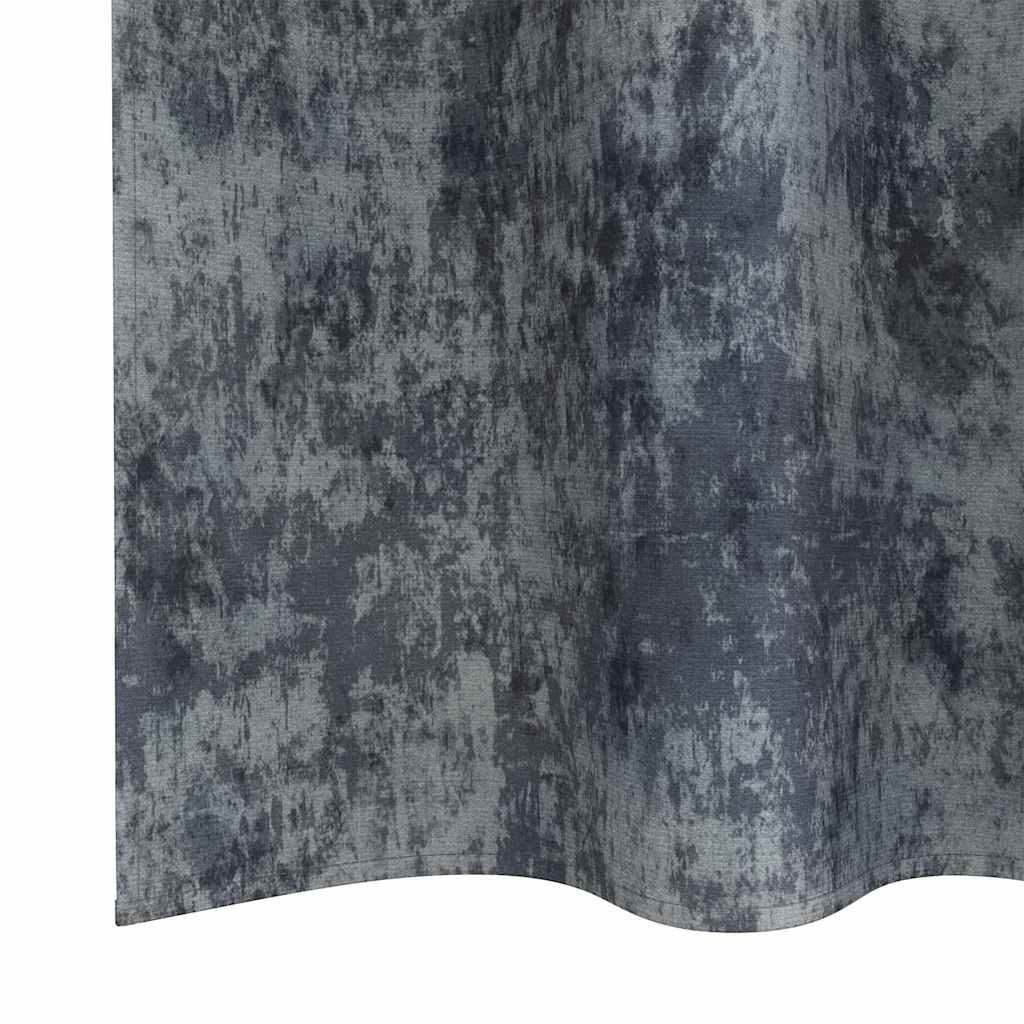 Velvet Gordijnen 2 pcs Zilvergrijs 260 x 140 cm Fluweel is nu te koop bij PeponiXL, paradijselijk wonen!