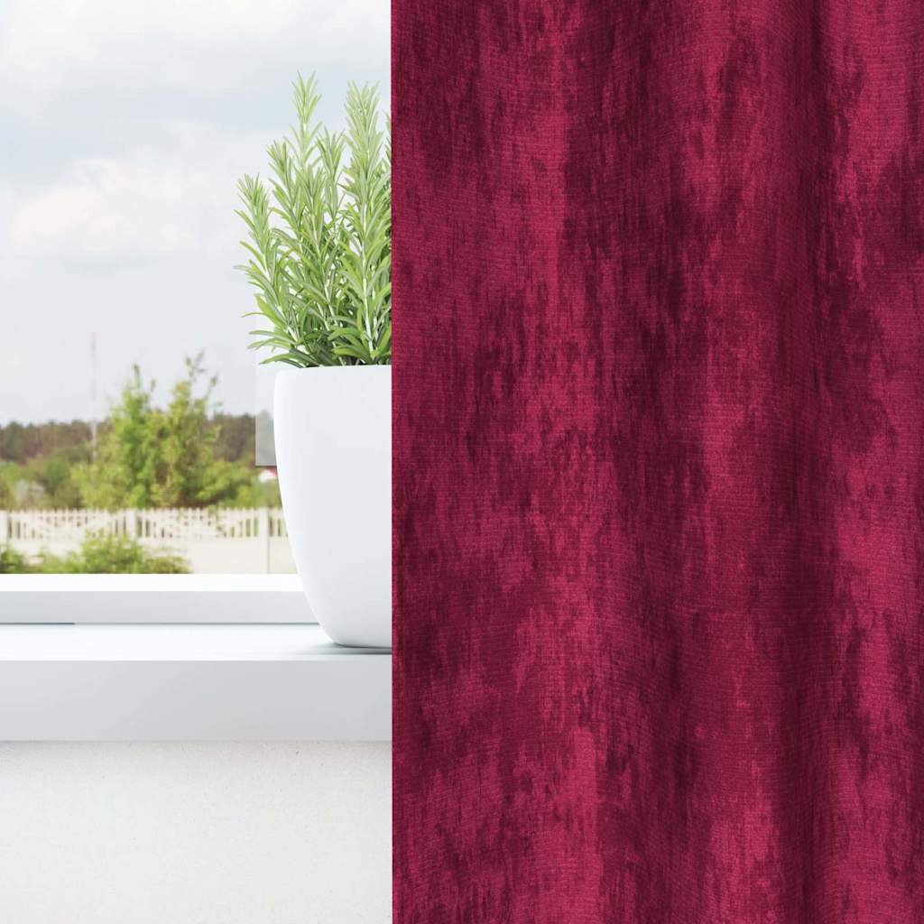 Velvet Gordijnen 2 pcs Wijnrood 245 x 140 cm Fluweel is nu te koop bij PeponiXL, paradijselijk wonen!