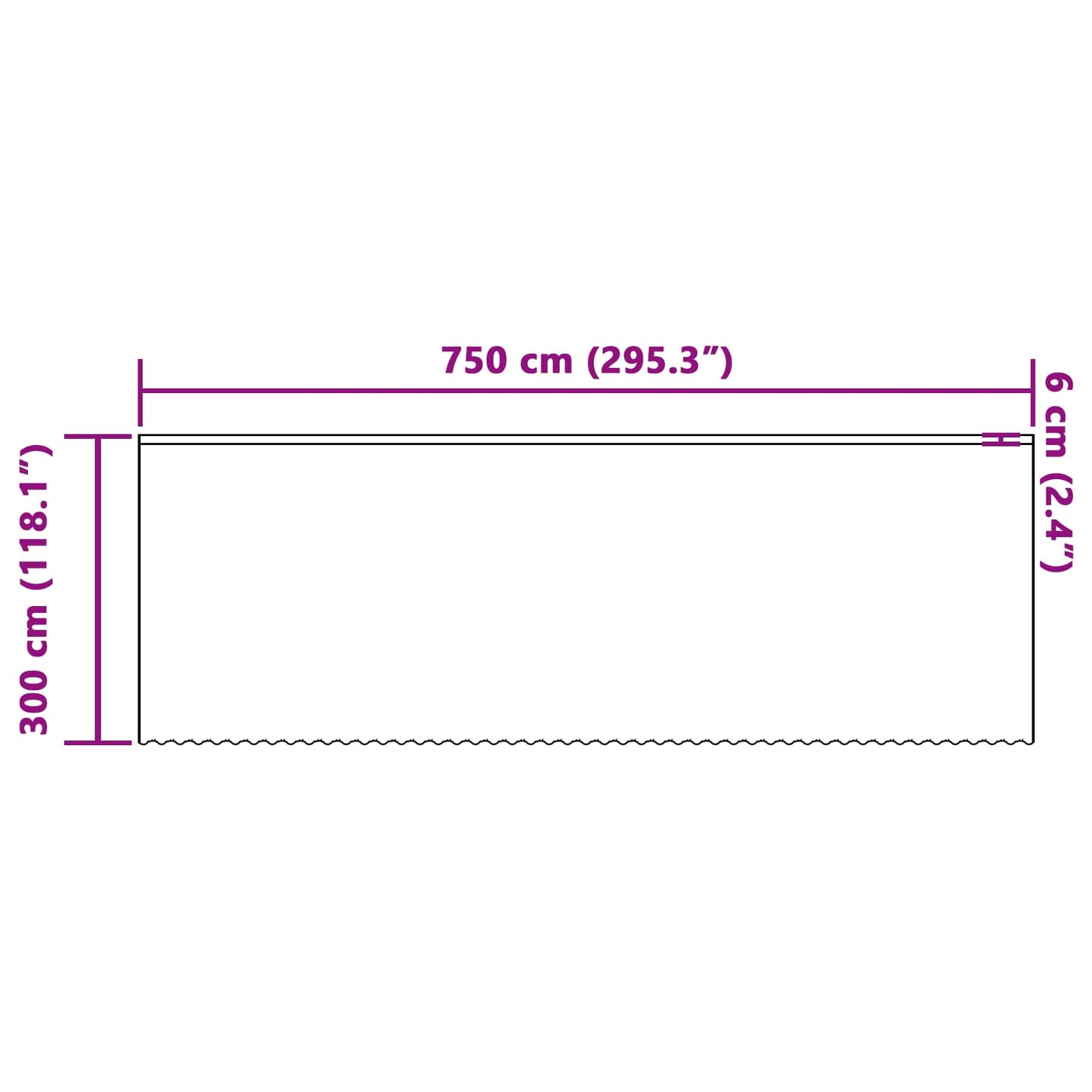 Kantgordijn met gordijnen Bloemen Wit 300 x 750 cm Polyester is nu te koop bij PeponiXL, paradijselijk wonen!