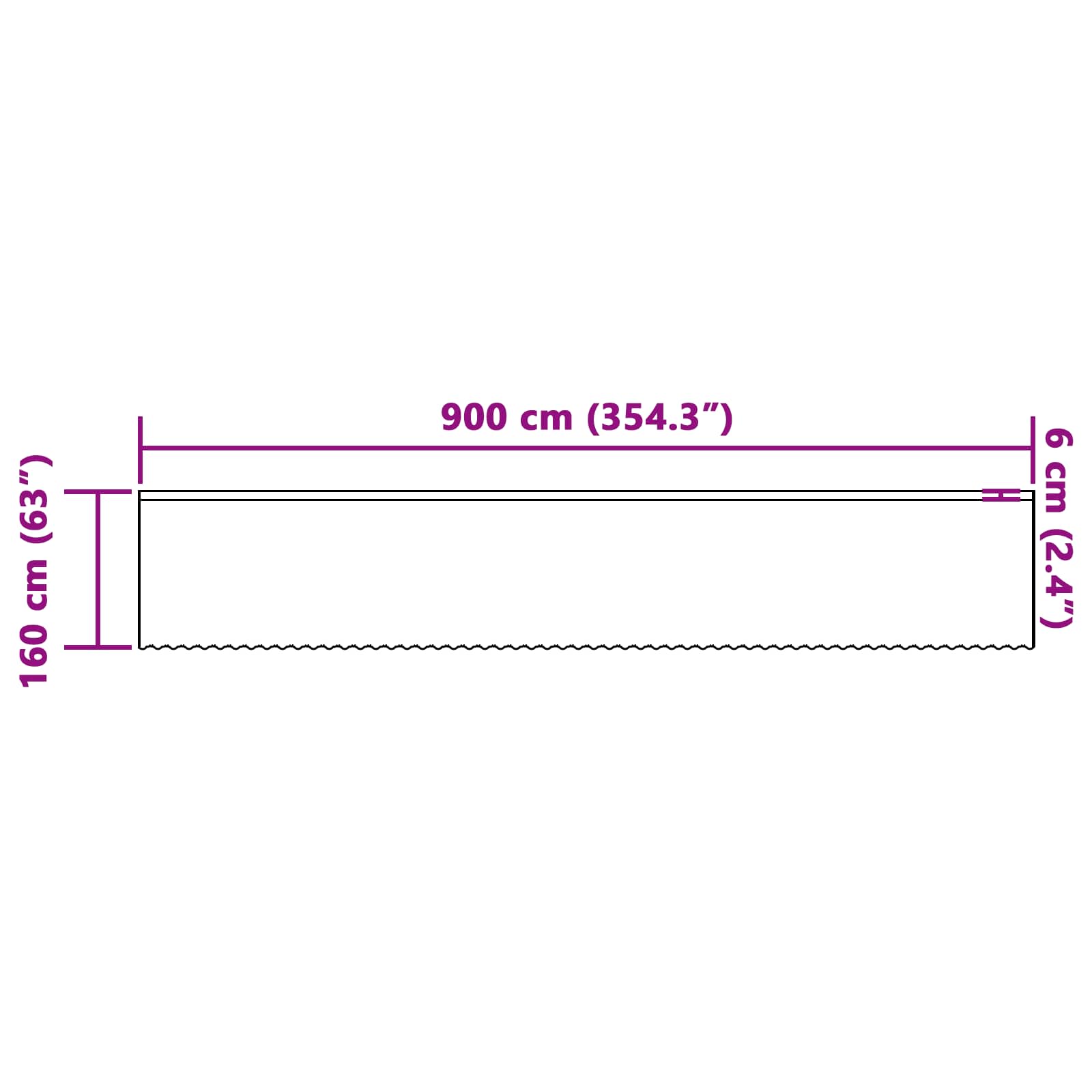 Kantgordijn met gordijnen Bloemen Wit 160 x 900 cm Polyester is nu te koop bij PeponiXL, paradijselijk wonen!