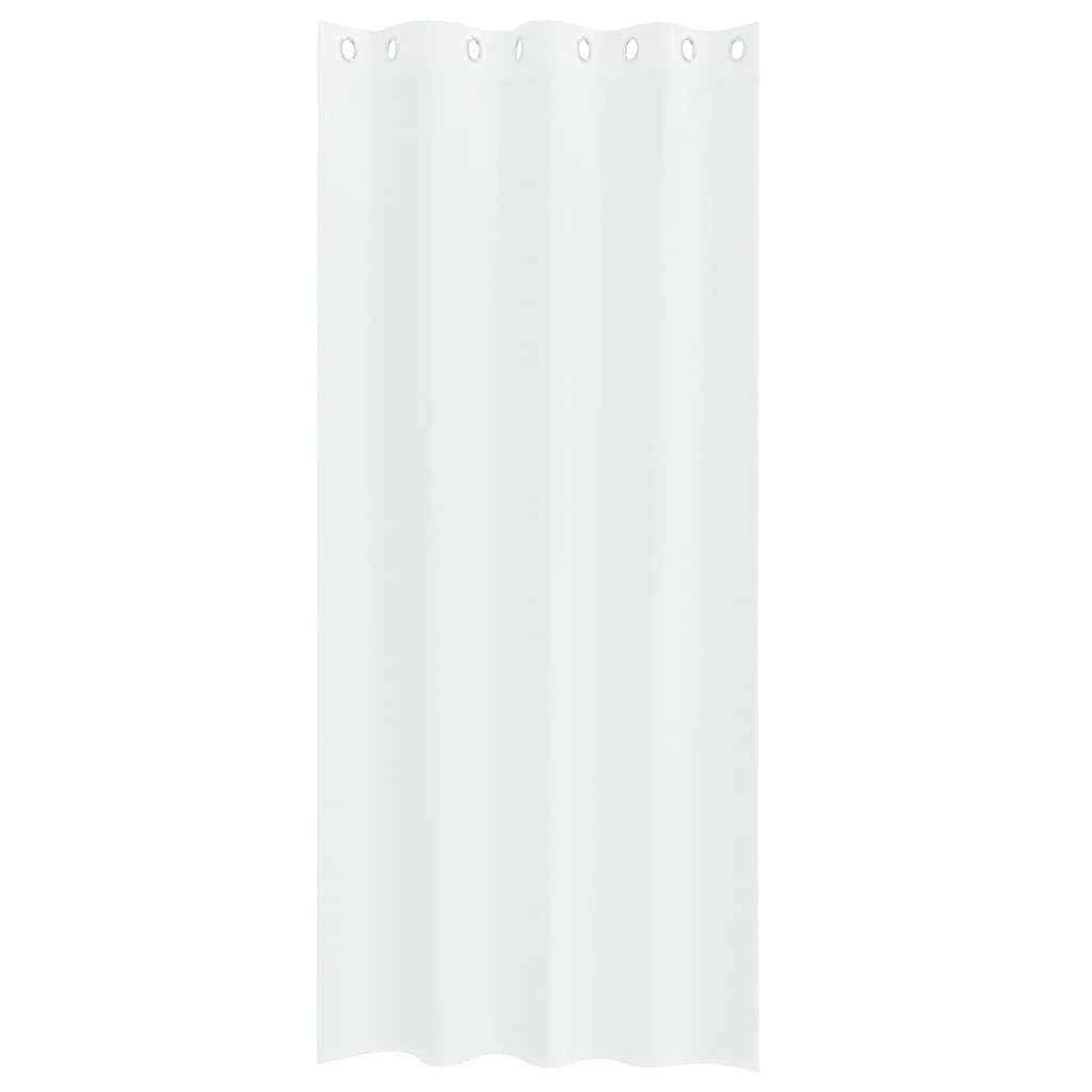 Voile Gordijn met gordijnen 2 pcs Wit 260 x 140 cm Polyester is nu te koop bij PeponiXL, paradijselijk wonen!