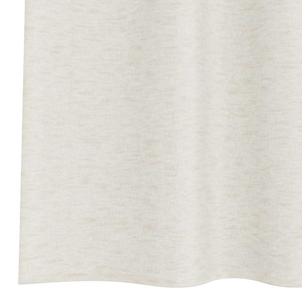 Voile Gordijn met gordijnen 2 pcs Crème 260 x 140 cm Polyester is nu te koop bij PeponiXL, paradijselijk wonen!