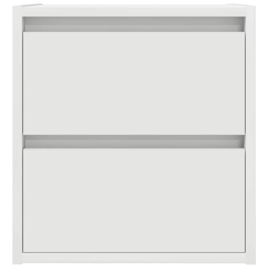 Nachtkastjes wandgemonteerd 2 st 38x34x40 cm wit is nu te koop bij PeponiXL, paradijselijk wonen!