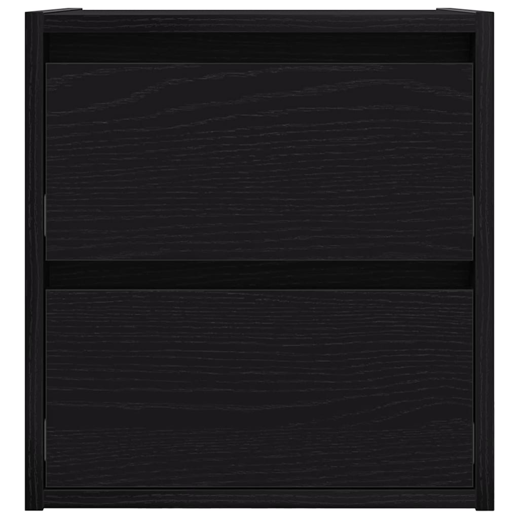 Nachtkastjes wandmontage 38x34x40 cm zwart eikenkleurig is nu te koop bij PeponiXL, paradijselijk wonen!