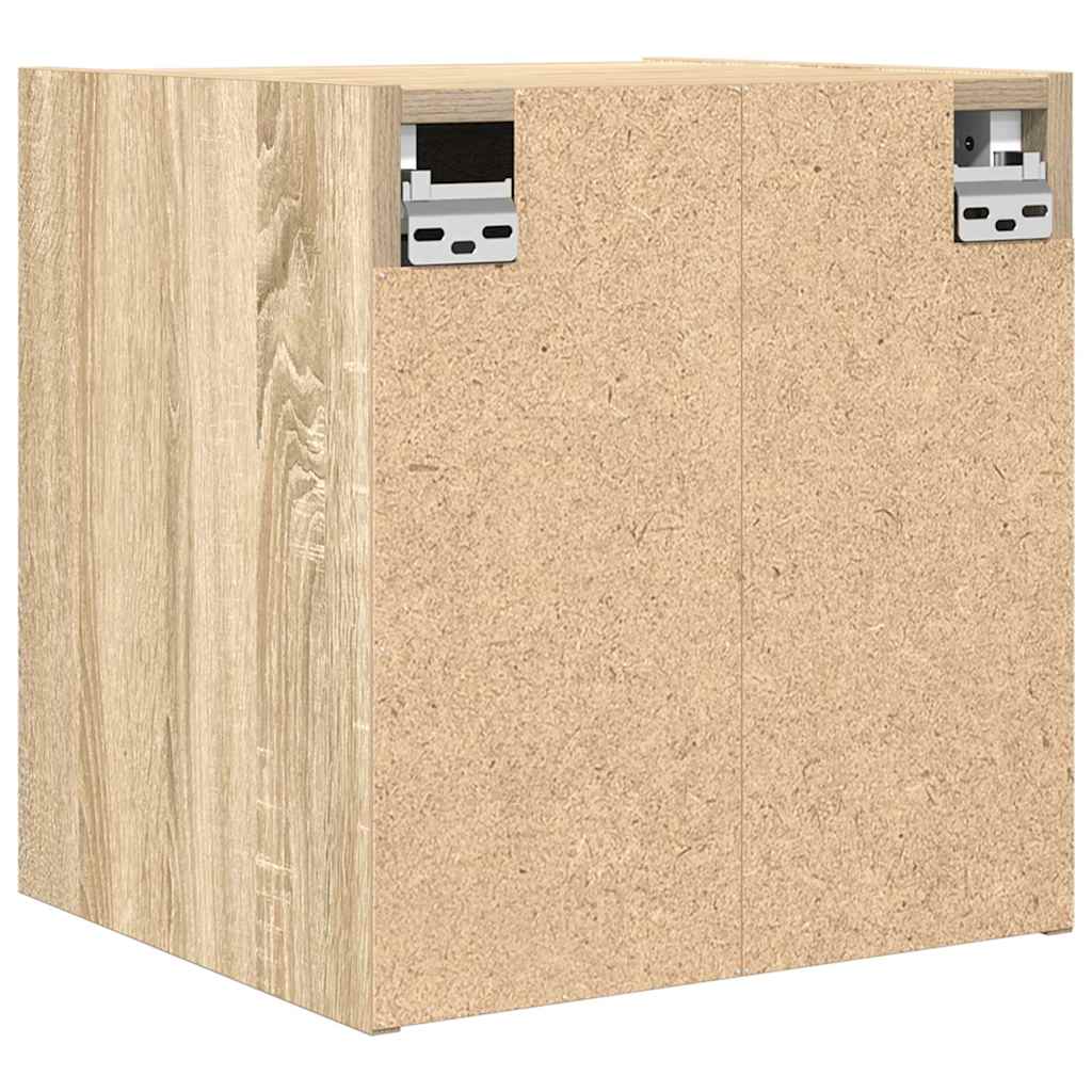 Nachtkastje wandgemonteerd 38x34x40 cm sonoma eikenkleurig is nu te koop bij PeponiXL, paradijselijk wonen!