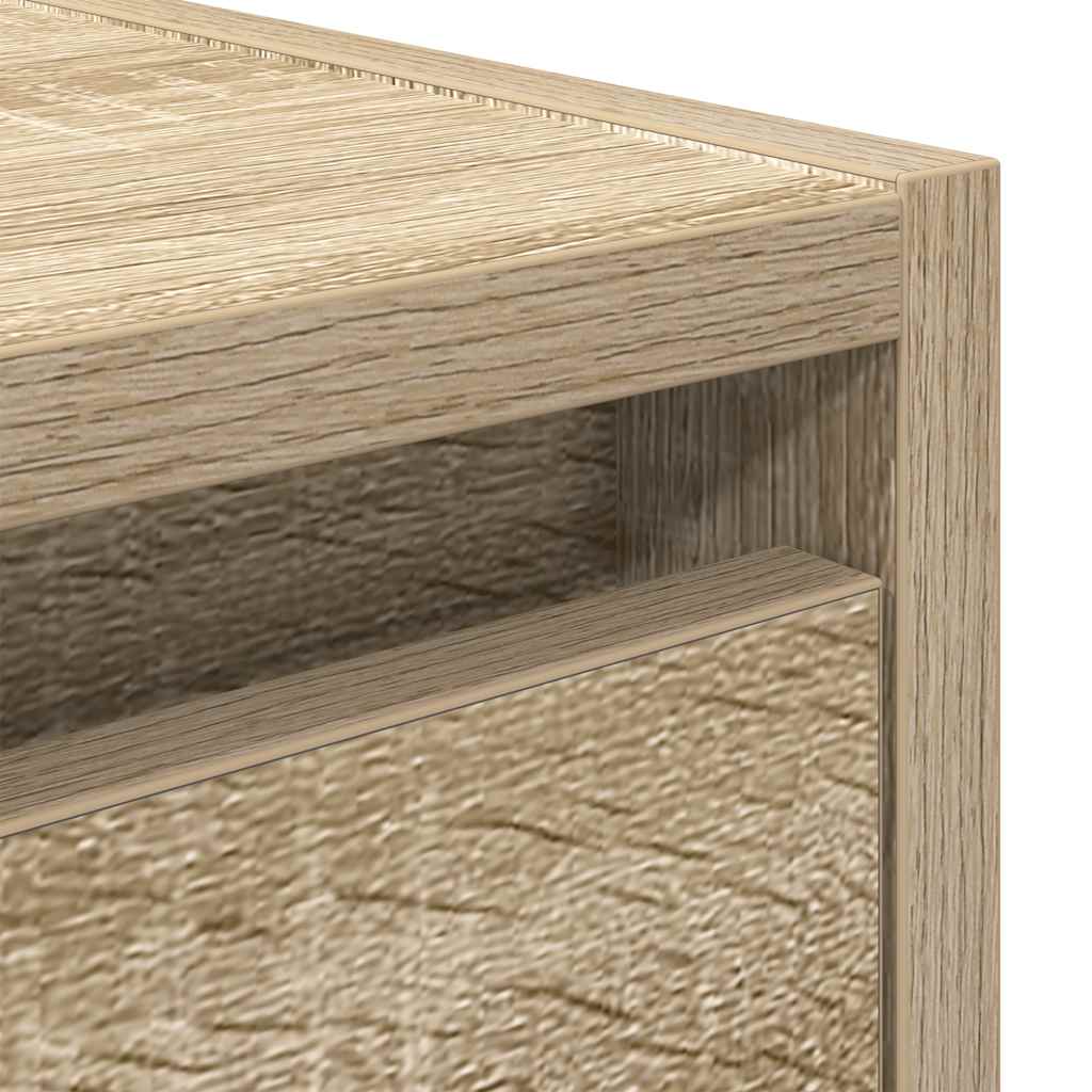 Nachtkastjes 2 st wandgemonteerd 38x34x40 cm sonoma eikenkleur is nu te koop bij PeponiXL, paradijselijk wonen!