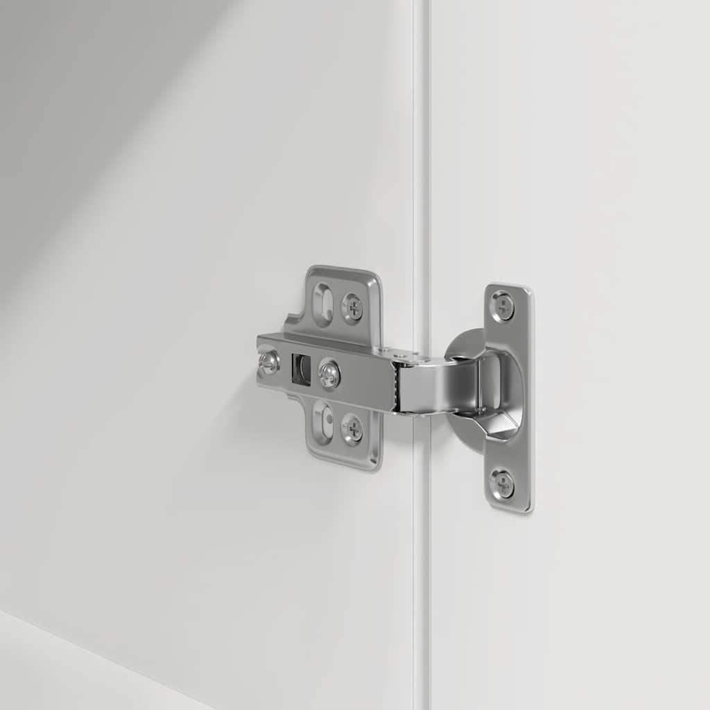 Nachtkastje 39x35x65 cm bewerkt hout wit is nu te koop bij PeponiXL, paradijselijk wonen!