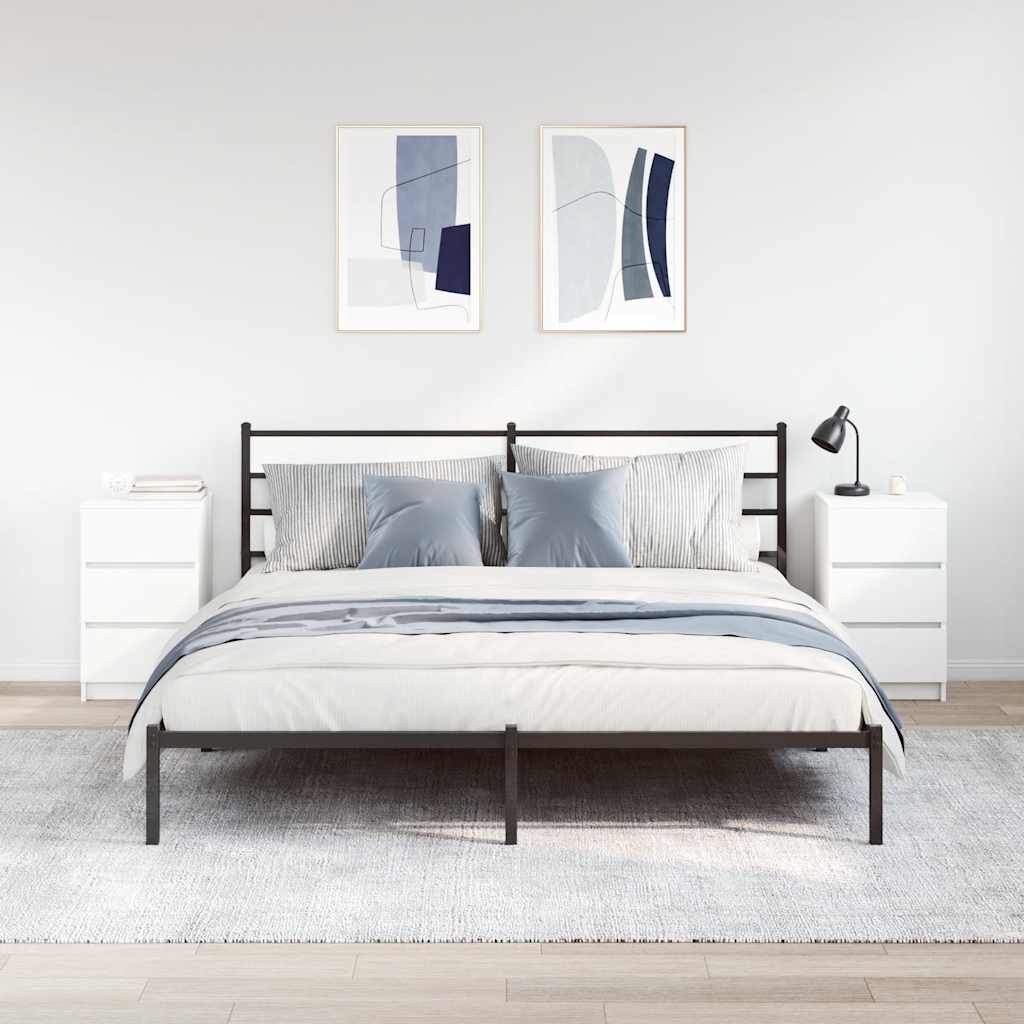 Nachtkastjes met 3 lades 2 st 39x35x65 cm wit is nu te koop bij PeponiXL, paradijselijk wonen!