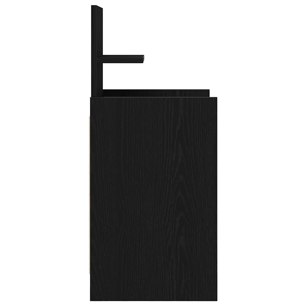 Nachtkastje met 2 lades 38x34x80 cm zwart is nu te koop bij PeponiXL, paradijselijk wonen!