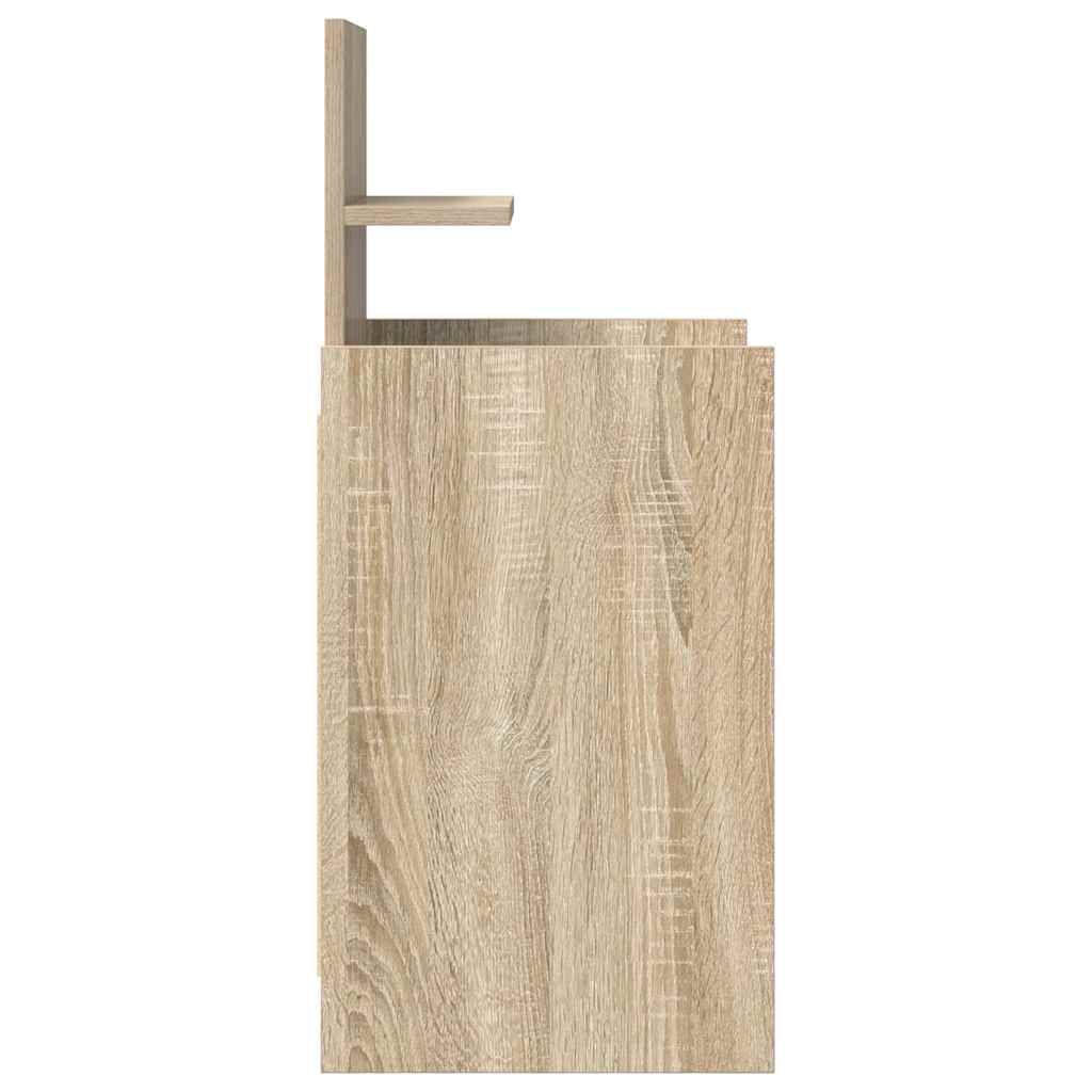 Nachtkastjes met 2 lades 2 st 38x34x80 cm Sonoma eikenkleurig is nu te koop bij PeponiXL, paradijselijk wonen!