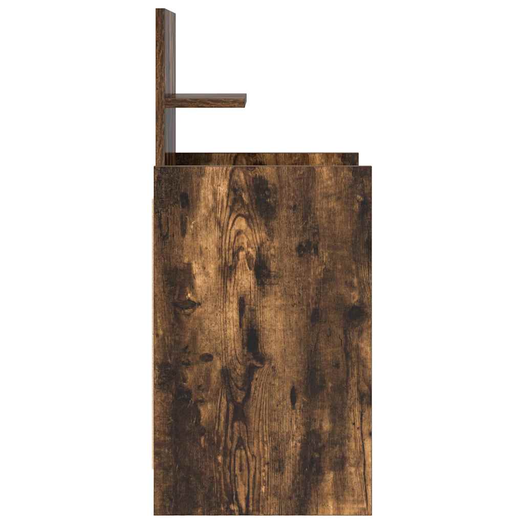 Nachtkastjes met 2 lades 2 st 38x34x80 cm gerookt eikenkleurig is nu te koop bij PeponiXL, paradijselijk wonen!