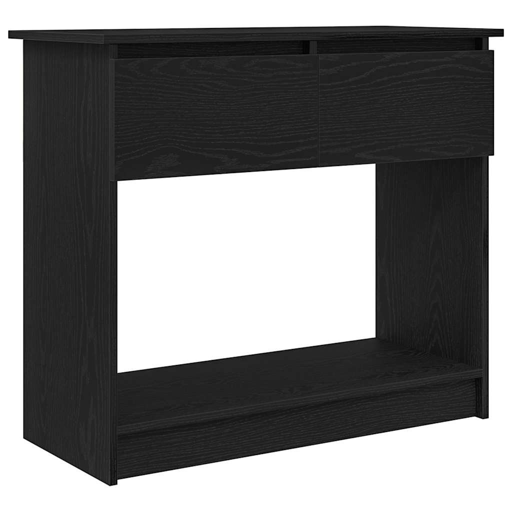 Wandtafel met lades 85,5x38,5x74,5 cm zwart is nu te koop bij PeponiXL, paradijselijk wonen!