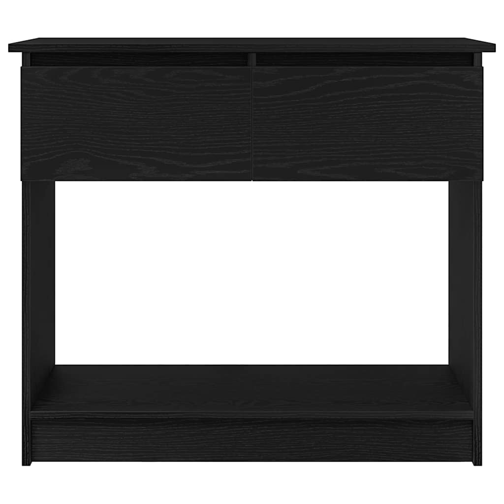 Wandtafel met lades 85,5x38,5x74,5 cm zwart is nu te koop bij PeponiXL, paradijselijk wonen!