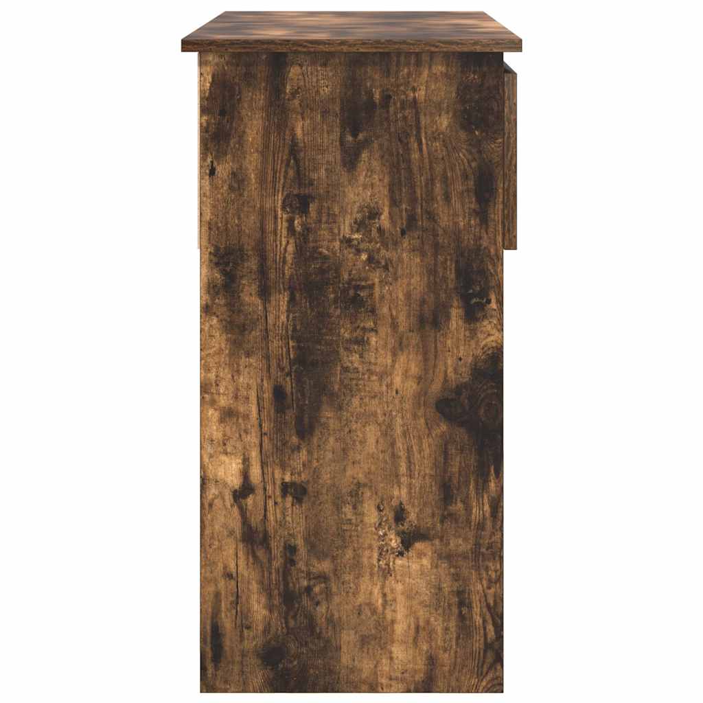 Wandtafel met lades gerookt eikenkleurig 85,5x38,5x74,5 cm is nu te koop bij PeponiXL, paradijselijk wonen!