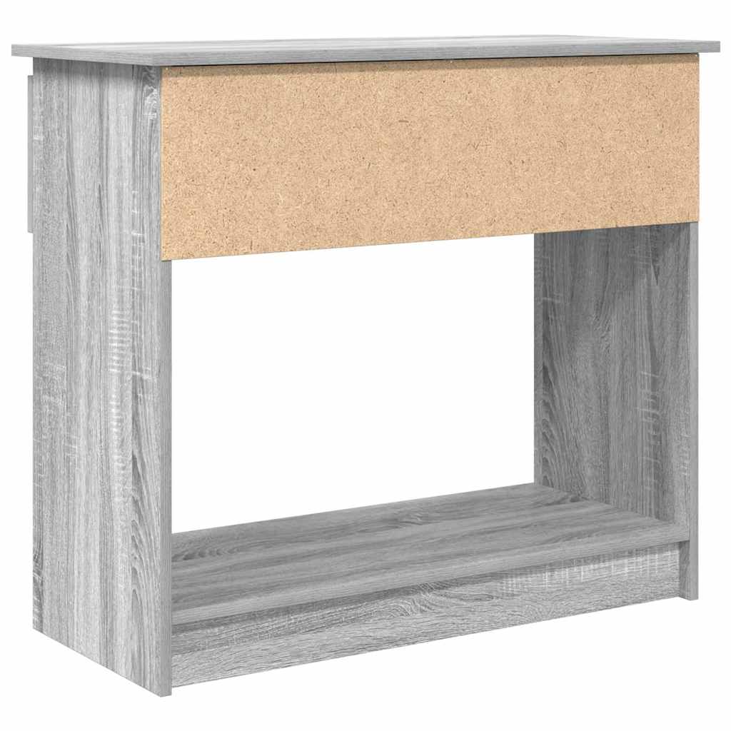 Wandtafel met lades 85,5x38,5x74,5 cm grijs Sonoma is nu te koop bij PeponiXL, paradijselijk wonen!