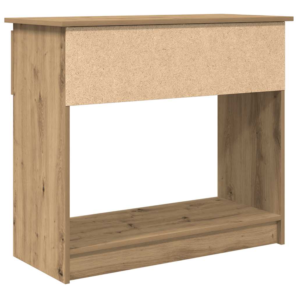 Wandtafel met lades ambachtelijk eikenkleurig 85,5x38,5x74,5 cm is nu te koop bij PeponiXL, paradijselijk wonen!
