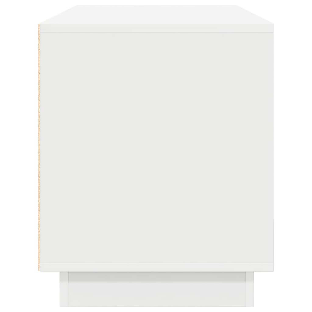 Tv-meubel met LED-verlichting 100x41x50 cm wit is nu te koop bij PeponiXL, paradijselijk wonen!