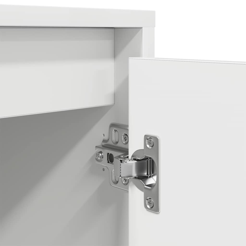 Tv-meubel met LED-verlichting 100x41x50 cm wit is nu te koop bij PeponiXL, paradijselijk wonen!