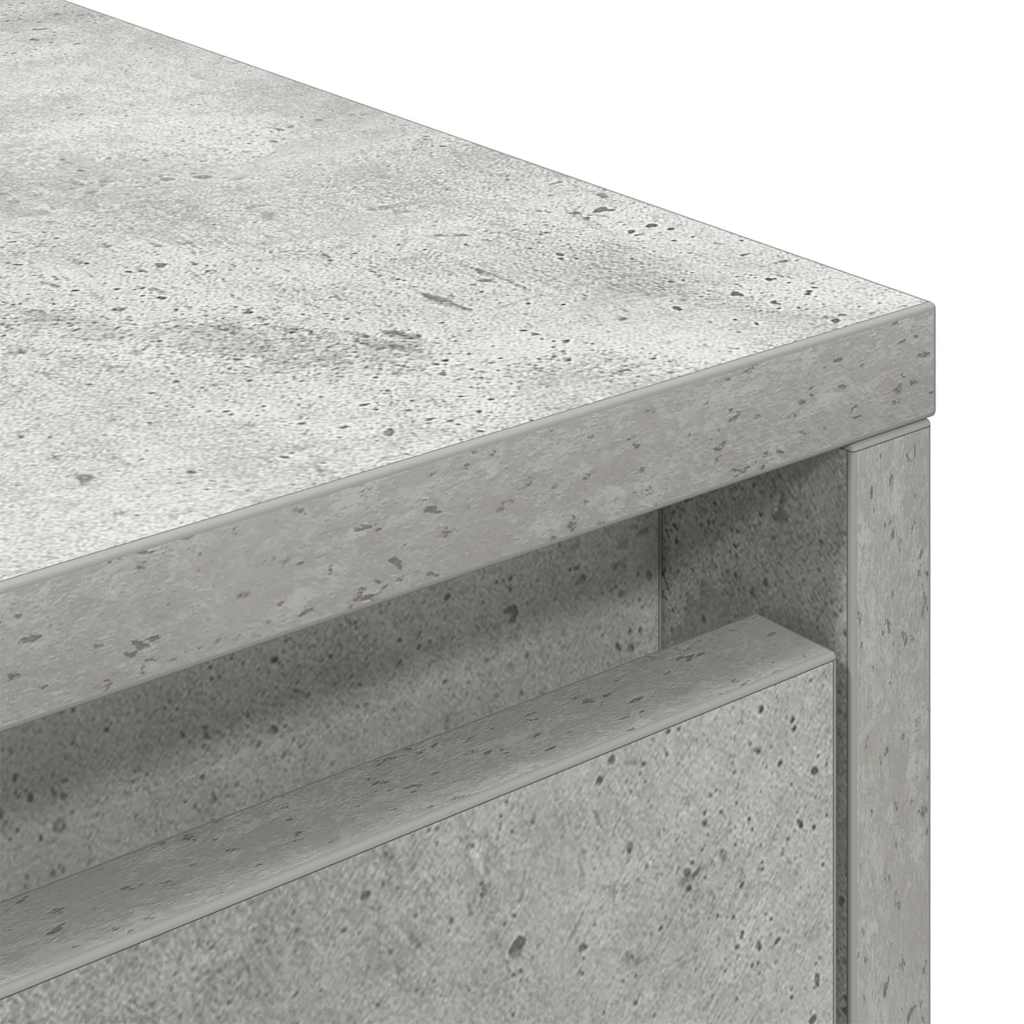 Tv-meubel met LED-verlichting 100x41x50 cm betongrijs is nu te koop bij PeponiXL, paradijselijk wonen!