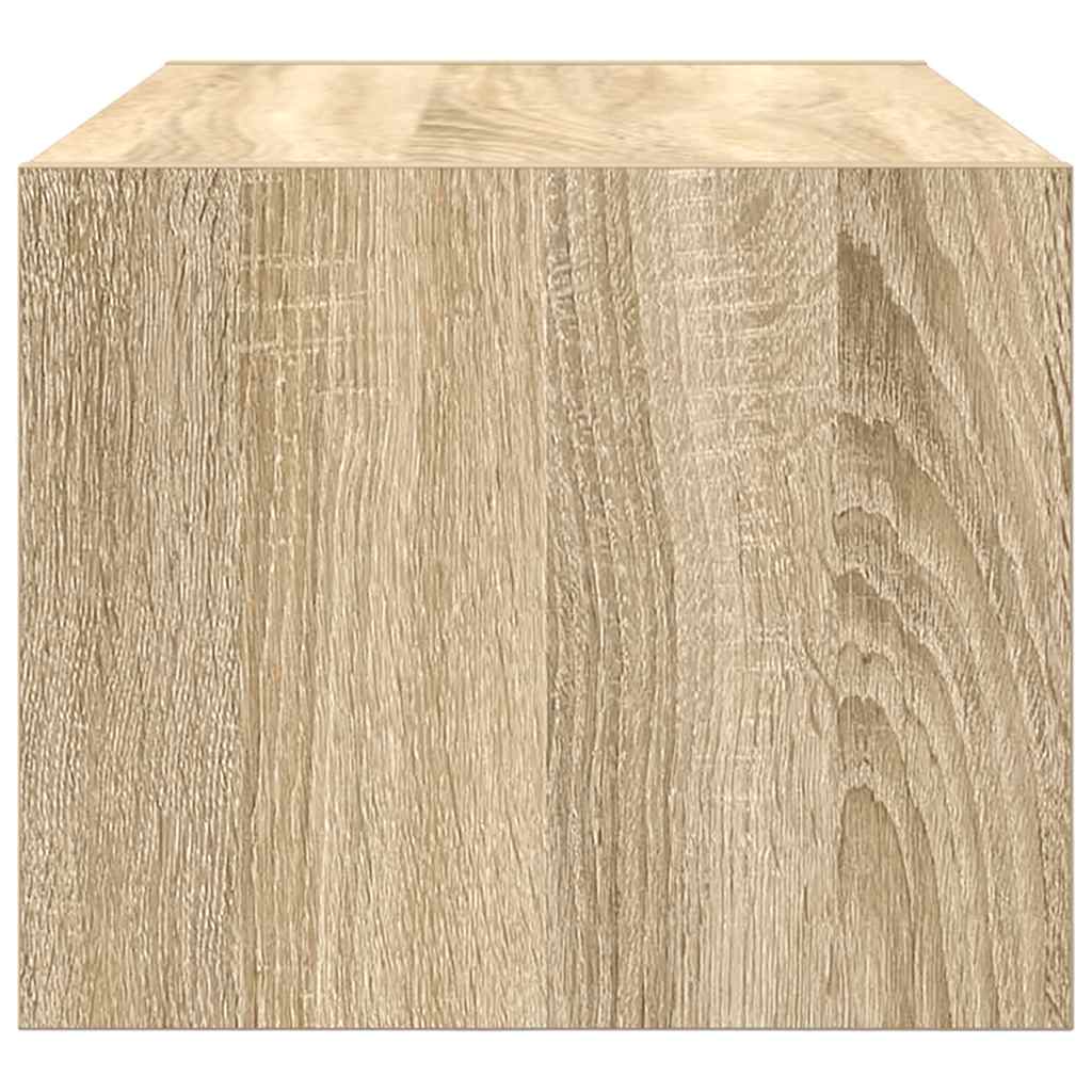 TV-meubel 60x31x25,5 cm bewerkt hout sonoma eikenkleurig is nu te koop bij PeponiXL, paradijselijk wonen!