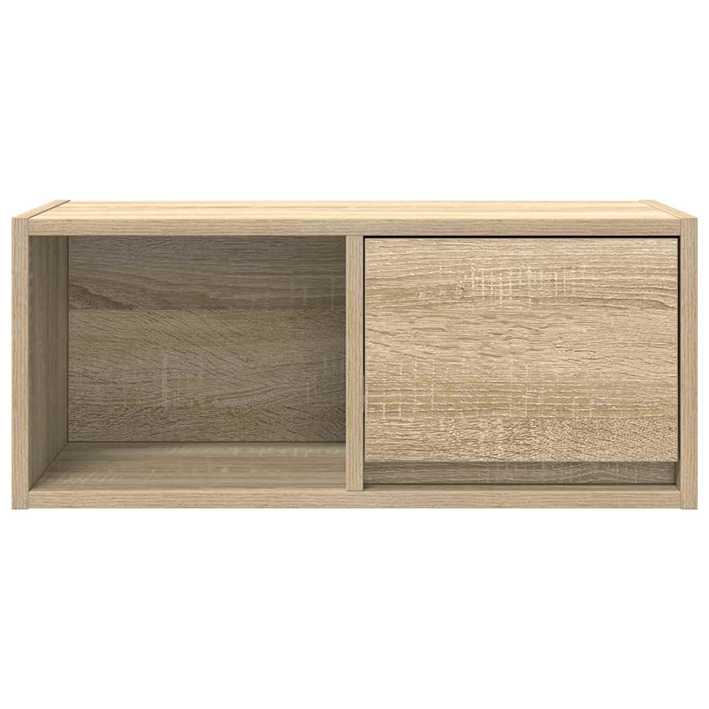 Tv-meubelen 2 st 60x31x25,5 cm bewerkt hout sonoma eikenkleurig is nu te koop bij PeponiXL, paradijselijk wonen!