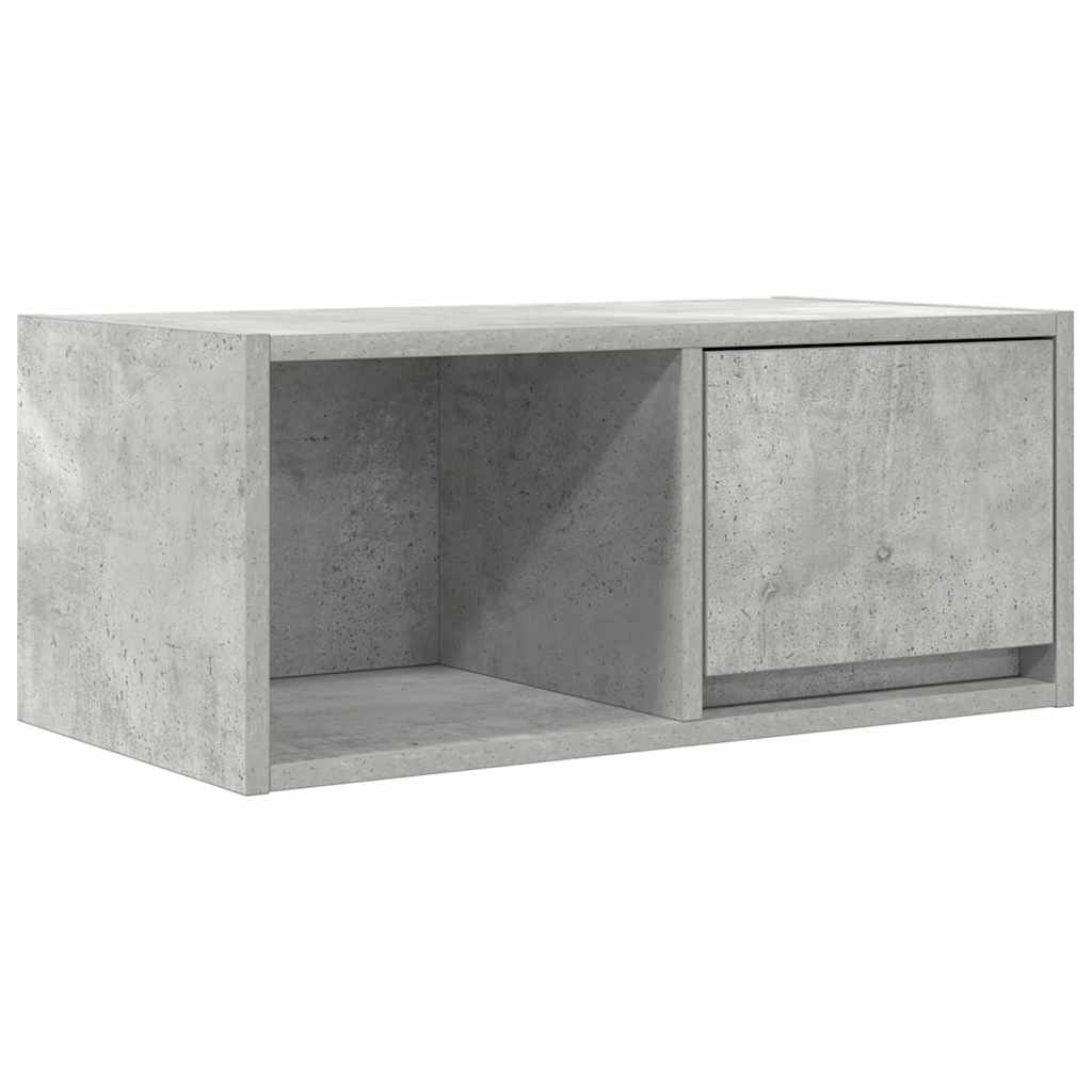 TV-meubel 60x31x25,5 cm bewerkt hout betongrijs is nu te koop bij PeponiXL, paradijselijk wonen!