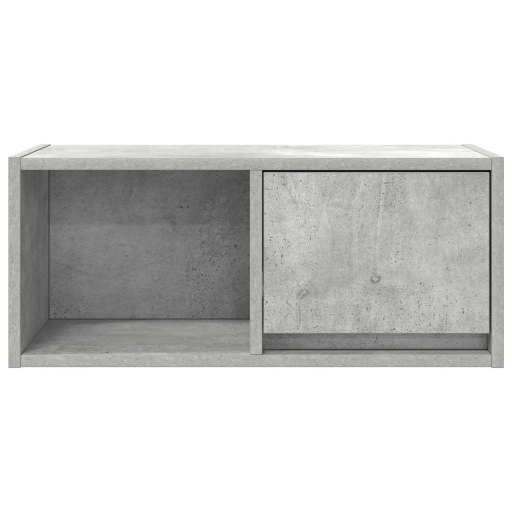 TV-meubel 60x31x25,5 cm bewerkt hout betongrijs is nu te koop bij PeponiXL, paradijselijk wonen!