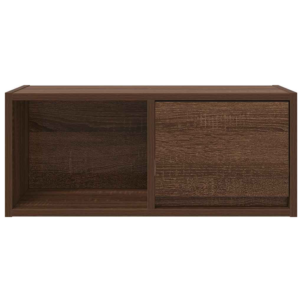 TV-meubel 60x31x25,5 cm bewerkt hout bruin eikenkleur is nu te koop bij PeponiXL, paradijselijk wonen!
