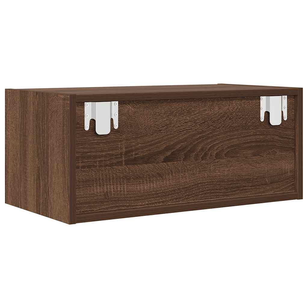 TV-meubel 60x31x25,5 cm bewerkt hout bruin eikenkleur is nu te koop bij PeponiXL, paradijselijk wonen!