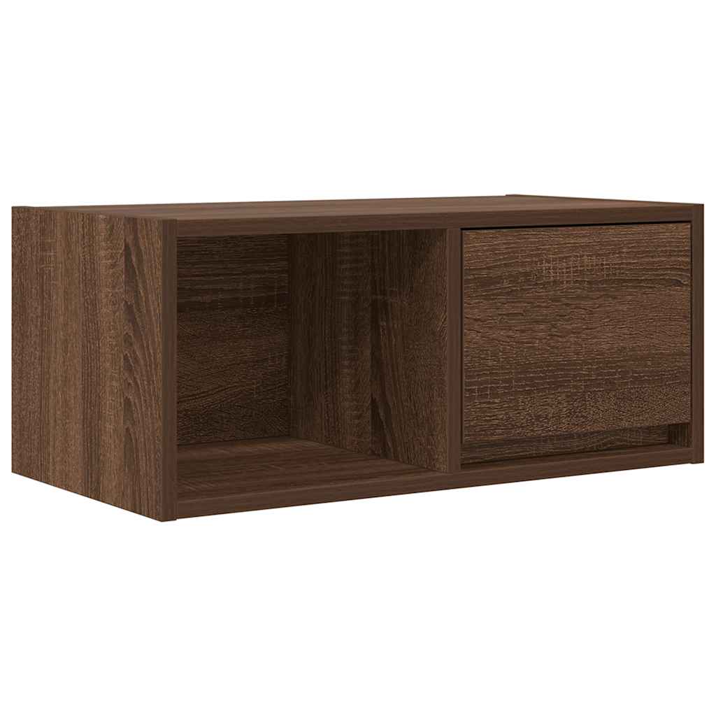 Tv-meubelen 2 st 60x31x25,5 cm bewerkt hout bruin eikenkleurig is nu te koop bij PeponiXL, paradijselijk wonen!
