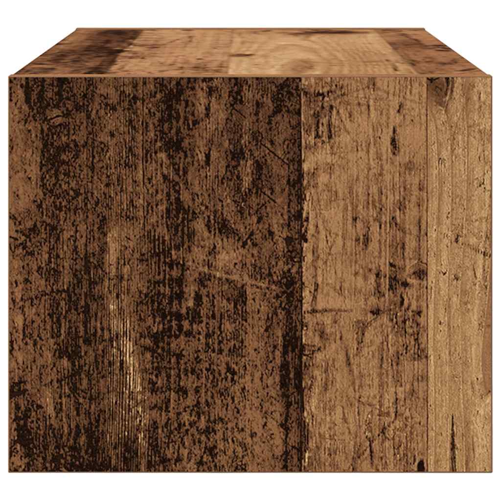 TV-meubel 60x31x25,5 cm bewerkt hout oud houtkleurig is nu te koop bij PeponiXL, paradijselijk wonen!